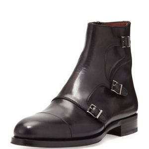 MAGNANNI Mens 3 Buckle Chelsea Boots 10.5